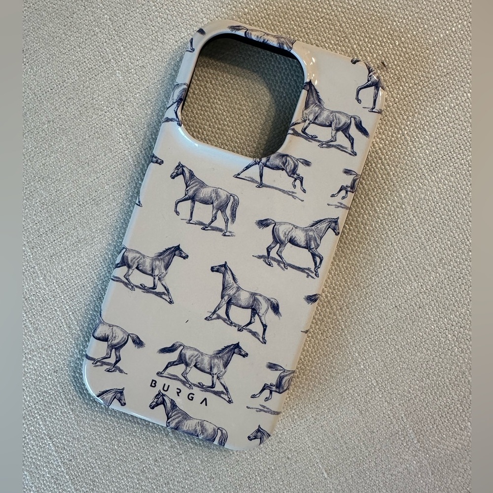 Burga iPhone 14 Pro Horse / Equestrian Case